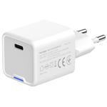 ColorWay 1x USB-C/ síťová nabíječka/ GaN/ PD/ PPS/ 25W, Bílá