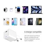 ColorWay 1x USB-C/ síťová nabíječka/ GaN/ PD/ PPS/ 35W, Bílá