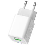 ColorWay 1x USB-C/ síťová nabíječka/ GaN/ PD/ PPS/ QC/ 35W, Bílá