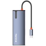 ColorWay 6v1 USB hub/ 1x USB-C/ 1x HDMI/ 3x USB-A/ 1x RJ45