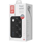 ColorWay CW-CHE36PDB/ 3x Schuko/ 3x USB-C 20W/ 3x USB-A/ kabel 2m