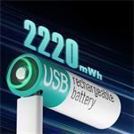 ColorWay Dobíjacie batérie AA 2200mAh/ USB-C/ 1,5V/ 2ks v balení