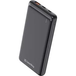 ColorWay powerbanka/ 10 000mAh/ USB QC3.0/ USB-C Power Delivery 18W/ Micro-USB/ Černá