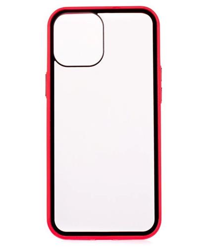 ColorWay Smart Matte Clear Case pro iPhone 12 Pro Max, červený