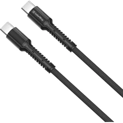 ColorWay USB-C na USB-C kabel 1m 3A, šedý