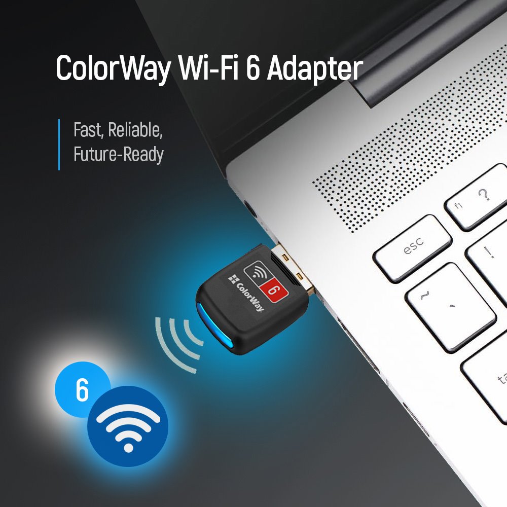 ColorWay Wi-Fi 6 USB adaptér