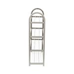 Compactor Čtyřpatrový botník Poly na 12 párů bot, 49,5 x 18,4 x 65 cm