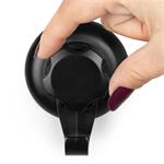Compactor Háček do koupelny Bestlock Black s přísavkami -bez vrtání, nosnost až 6 kg
