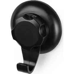 Compactor Háček do koupelny Bestlock Black s přísavkami -bez vrtání, nosnost až 6 kg