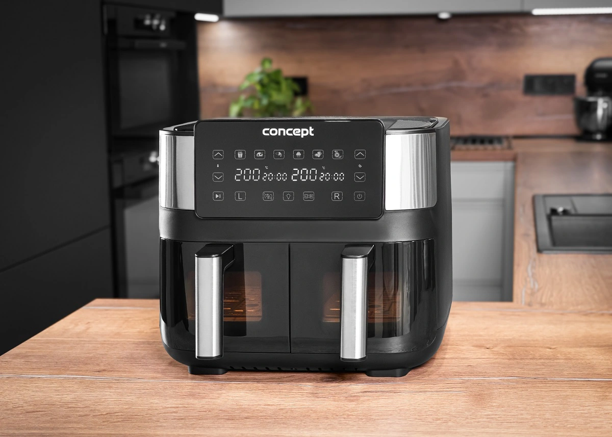 Concept FR8000 Horkovzdušná fritéza DOUBLE 8 l