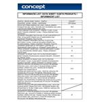 Concept OPP1260WH Odsavač par podstavný 60 cm, bílá