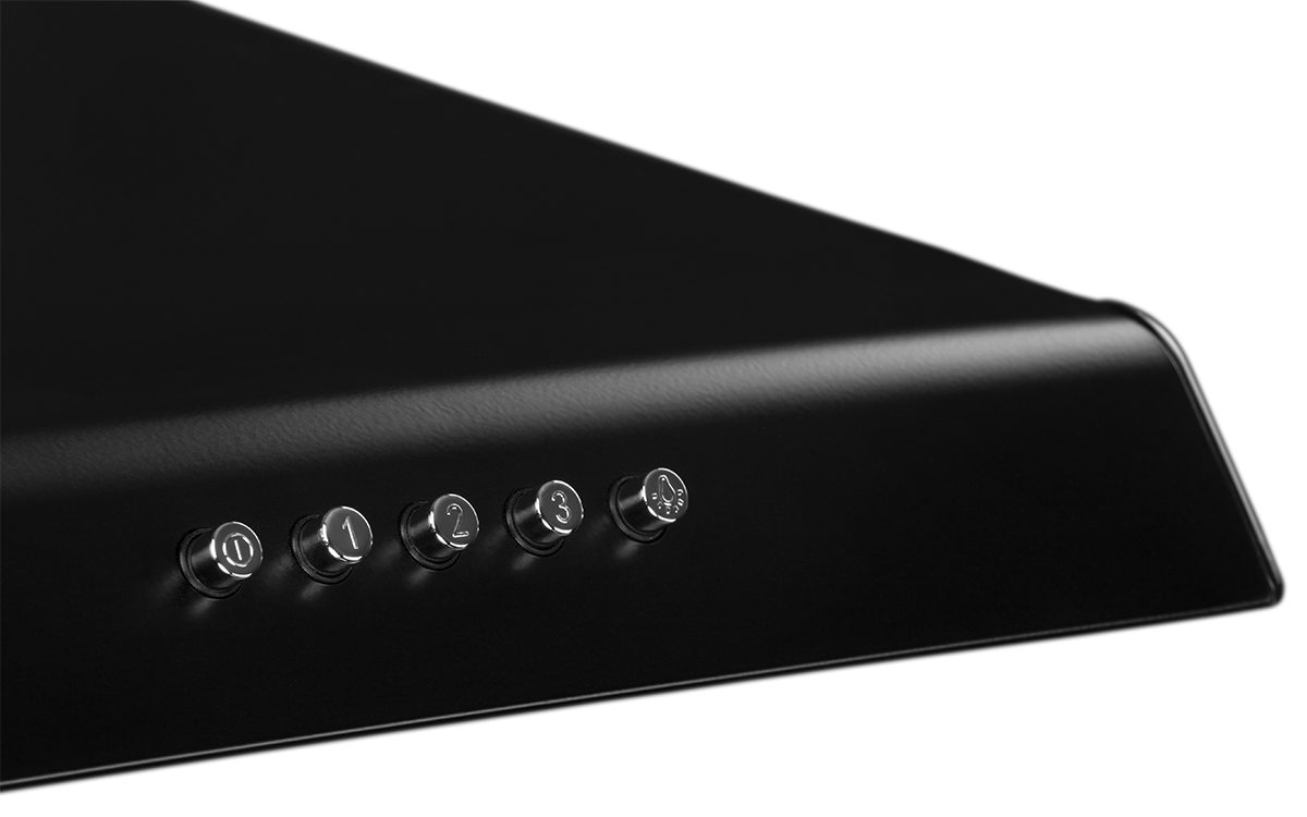 Concept OPP2060BC Odsávač pár čierny, 60 cm