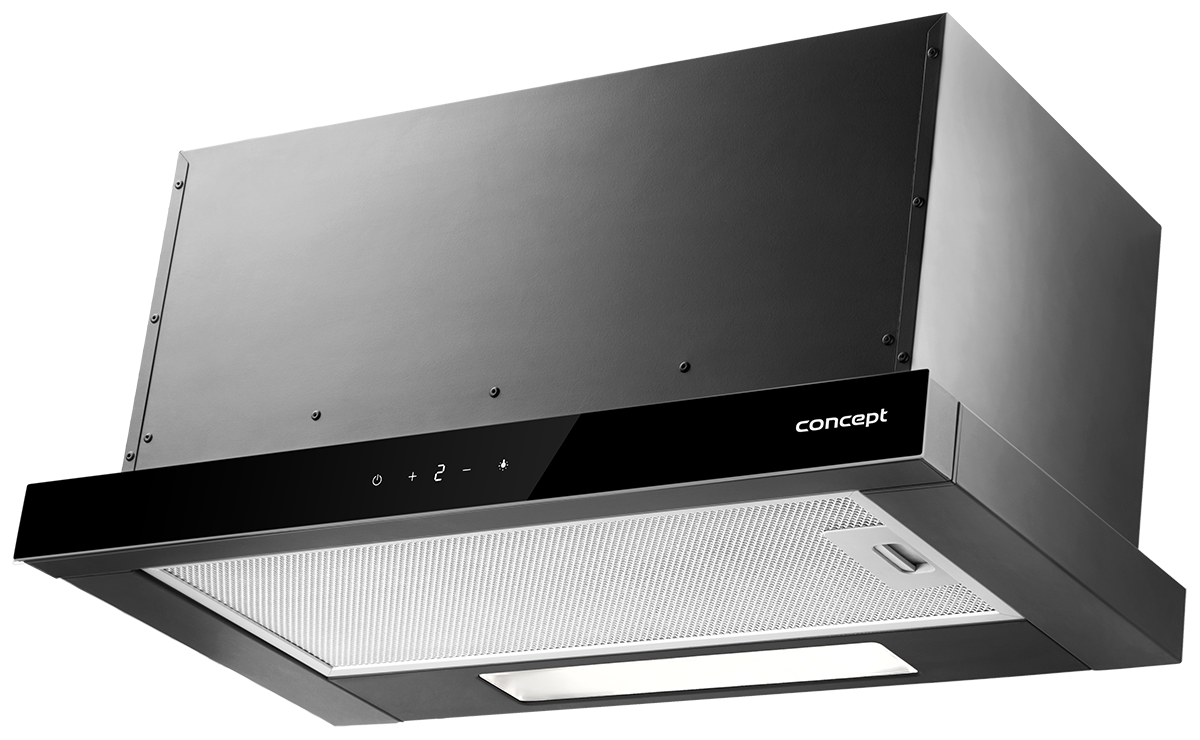 Concept OPV3860BC Vstavaný odsávač pár čierny, 60 cm