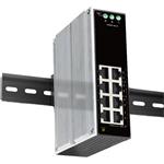 Conexpro GNT-IG1008GL-AC, priemyselný prepínač na DIN lištu, 8x LAN
