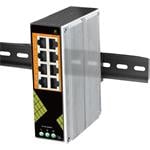 Conexpro GNT-IG1008GP-AC, Průmyslový PoE switch na DIN lištu
