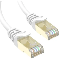 Conexpro slim patch kábel STP, CAT6A, 0,25 m, biely