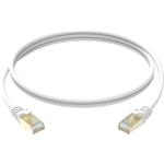 Conexpro slim patch kabel STP, CAT6A, 0.25m, bílý