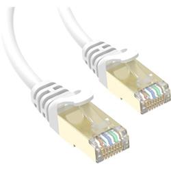 Conexpro slim patch kabel STP, CAT6A, 0.25m, bílý