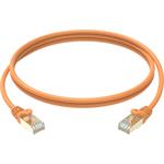 Conexpro slim patch kabel STP, CAT6A, 2m, oranžový