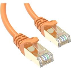 Conexpro slim patch kabel STP, CAT6A, 2m, oranžový