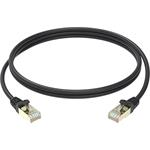 Conexpro slim patch kabel STP, CAT6A, 3m, černý