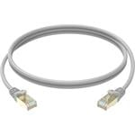 Conexpro slim patch kábel STP, CAT6A, 5 m, sivý