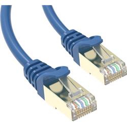 Conexpro slim patch kabel STP, CAT6A, 5m, modrý