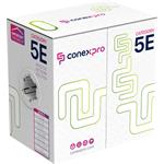 Conexpro UTP kábel economy, CAT5e, PVC, 24 AWG, 305m, sivý