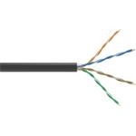 Conexpro UTP kabel venkovní, CAT5e, PE, 24 AWG, 100m, černý