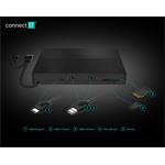 CONNECT IT 3v1 SlimDrive Externí CD/DVD mechanika USB-C/A