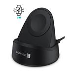 CONNECT IT Bezdrôtová nabíjačka WatchCharger kompatibilná s Apple, čierna