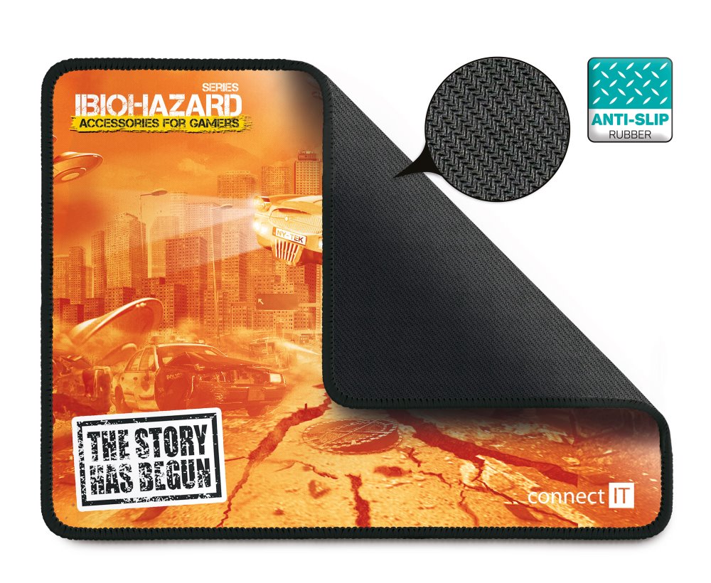 Connect IT Biohazard CMP-1130-SM herní podložka pod myš, malá