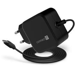 CONNECT IT C-Power Mini univerzální notebookový adaptér USB-C, PD 67W