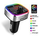 CONNECT IT CarRGB Bezdrôtový FM vysielač, 2xUSB+MicroSD, STRIEBORNÝ