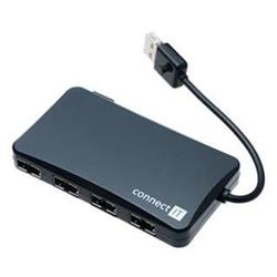 Connect IT CI-141 USB 2.0 HUB se 4 oboustrannými porty