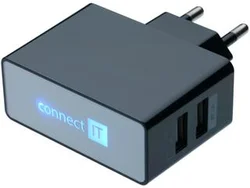 Connect IT CI-153 černý - Nabíječky