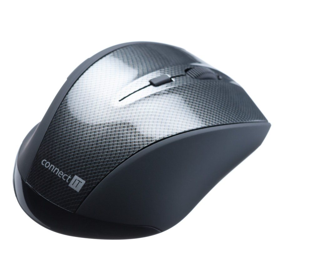 Connect IT CI-186 bezdrátová optická myš - CARBON černá