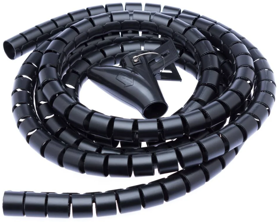 Connect IT CI-514 - Pás na svazování kabelů, trubice, délka 2,5m a šířka 20mm, černá barva