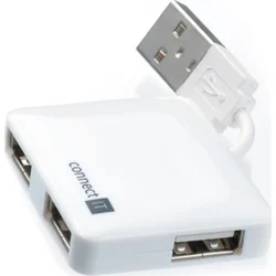 Connect IT CI-52 USB 2.0 HUB se 4 porty, bílý