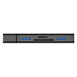 CONNECT IT COMPACT 4v1 USB-A hub + čtečka karet