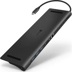 CONNECT IT Dokovacia stanica USB-C, 11v1 (2xHDMI), externá, antracitová
