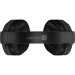 Connect IT Doodle Wireless bezdrátová herní sluchátka s mikrofonem, černá