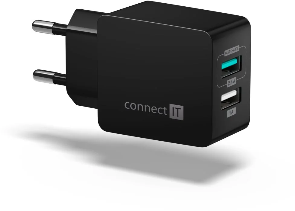 Connect IT Fast Charge CWC-2015-BK, čierny
