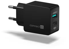 Connect IT Fast Charge CWC-2030-BK, černý