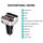 Connect IT InCarz Bluetooth transmitter, STŘÍBRNÝ