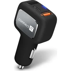 Connect IT InCarz CCC-6010-BK Quick Charge 3.0