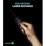 CONNECT IT LaserPoint laserové ukazovátko dobíjateľné ČIERNE