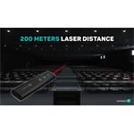 CONNECT IT LaserPoint laserové ukazovátko dobíjateľné ČIERNE