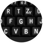 Connect IT LED bielo podsvietená klávesnica s VEĽKÝM fontom, USB CI-71