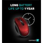 CONNECT IT LONG LIFE bezdrátová optická tichá myš